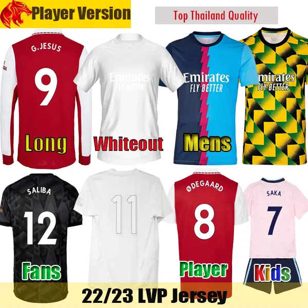 22 23 SMITH ROWE Soccer Jerseys G.JESUS SAKA ARSENAL SALIBA 2022 2023 Fans Player version ODEGAARD Whiteout Football Shirt MARTINELLI Long Jersey Mens Kids kit 4XL, Kids 2223 away
22 23 SMITH ROWE Soccer Jerseys G.JESUS SAKA ARSENAL SALIBA 2022 2023 Fans Player version ODEGAARD Whiteout Football Shirt MARTINELLI Long Jersey Mens Kids kit 4XL, Kids 2223 away