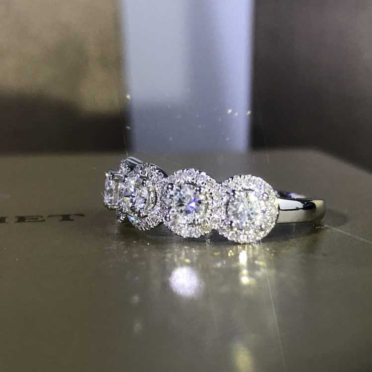 Band Rings 2022 Women's Silver Color Wedding Ring Band Bling Zircon Stone Bridal Promise S Rings Anniversary Ring Trendy Jewelry G230213