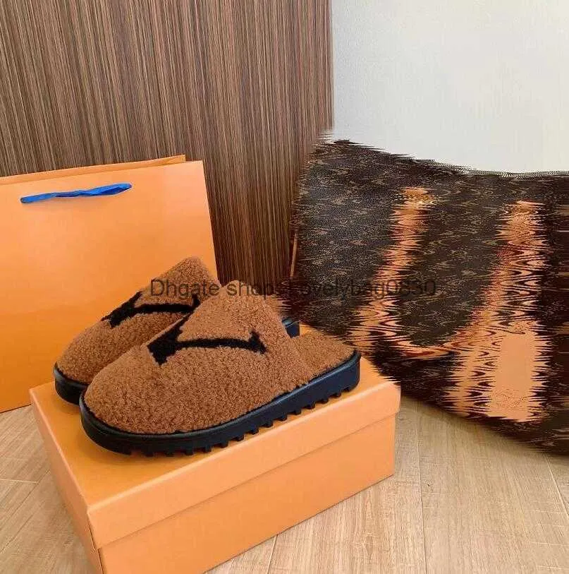 With Box Half Slippers Flip Flop Slipper Sandals Winter Wool Designer Girl Leisure Indoor Fashion Fur Fluffy Furry Warm Letters Flat Bott iu, Black
With Box Half Slippers Flip Flop Slipper Sandals Winter Wool Designer Girl Leisure Indoor Fashion Fur Fluffy Furry Warm Letters Flat Bott iu, Black