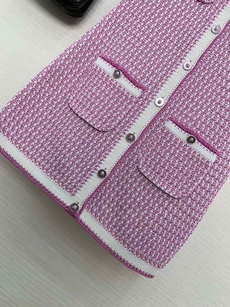 Chan 2023 spring summer dresses for women OOTD new sexy Dresses dinner dress ladies designer fashion spring logo top-grade knitting skirt Mother'