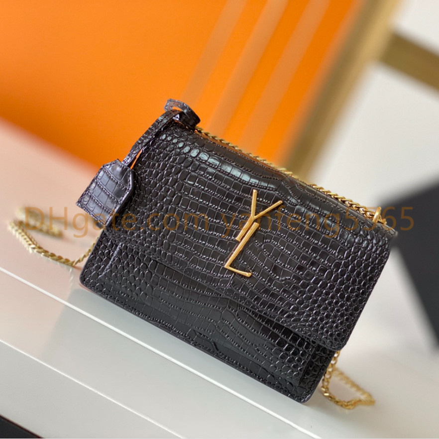 TopQuality Genuine Leather Chain Purse Leather women shoulder SUNSET bags crossbody Luxury handbags clutch purses ladies wallets tote Gold Silver Black Chain Bag, Khaki silver buckle
TopQuality Genuine Leather Chain Purse Leather women shoulder SUNSET bags crossbody Luxury handbags clutch purses ladies wallets tote Gold Silver Black Chain Bag, Khaki silver buckle
