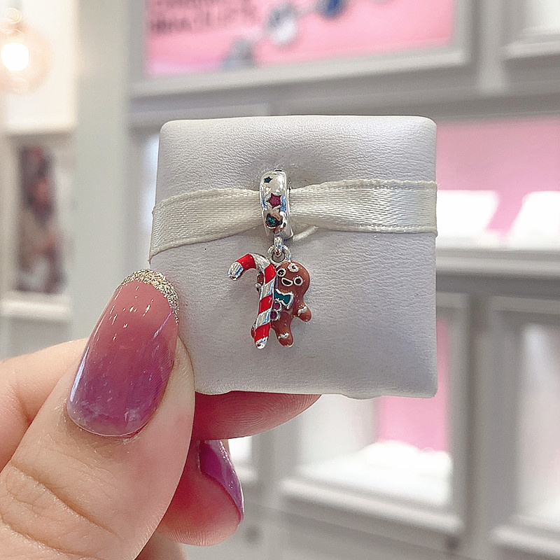 2025 925 Sterling Silver heart Charm Bead Snowman Santa Dangle Fit Original Bracelet Jewelry