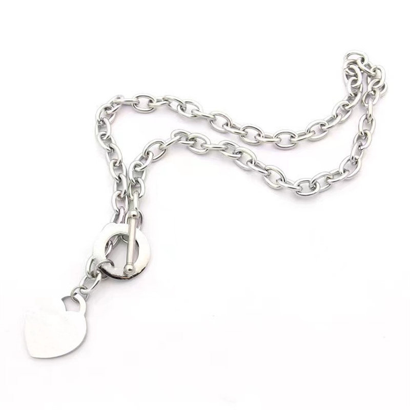 Heart Necklaces Designer Silver Chain Bangles for Women Silver Chain Pendant Necklaces Luxury Necklace Set Shape Original Fashion Classic Bracelet Jewelry
Heart Necklaces Designer Silver Chain Bangles for Women Silver Chain Pendant Necklaces Luxury Necklace Set Shape Original Fashion Classic Bracelet Jewelry