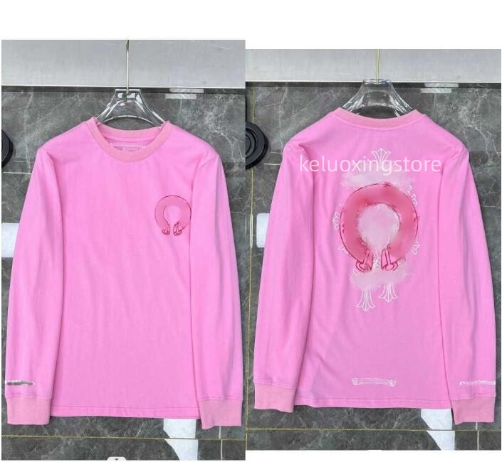 Classic Luxury Designer Long Sleeve T-shirt Heart Fashion Womens Horseshoe Sanskrit Cross Print Pullover Sweatshirts Chromes Mens Loose Hoodless Sweater 7ppd, Cu11
Classic Luxury Designer Long Sleeve T-shirt Heart Fashion Womens Horseshoe Sanskrit Cross Print Pullover Sweatshirts Chromes Mens Loose Hoodless Sweater 7ppd, Cu11