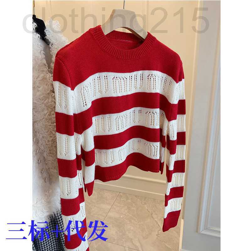 Women' Sweaters Designer 2023 early spring new Christmas red and white striped cut-out letter sweater women' wool short top TTKS, Black4
Women' Sweaters Designer 2023 early spring new Christmas red and white striped cut-out letter sweater women' wool short top TTKS, Black4