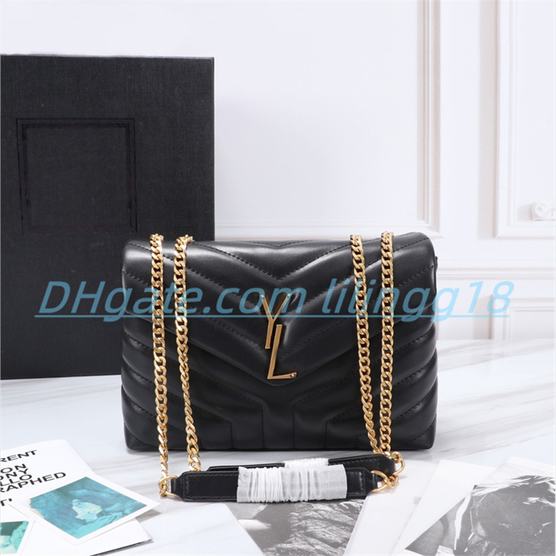 5A High Quality Princess Woman LOULOU Shoulder Bags Designer Lady Genuine Leather Totes Crossbody Purses kellys's palm print handbags Clutch Bags wallet, Black+black button
5A High Quality Princess Woman LOULOU Shoulder Bags Designer Lady Genuine Leather Totes Crossbody Purses kellys's palm print handbags Clutch Bags wallet, Black+black button
