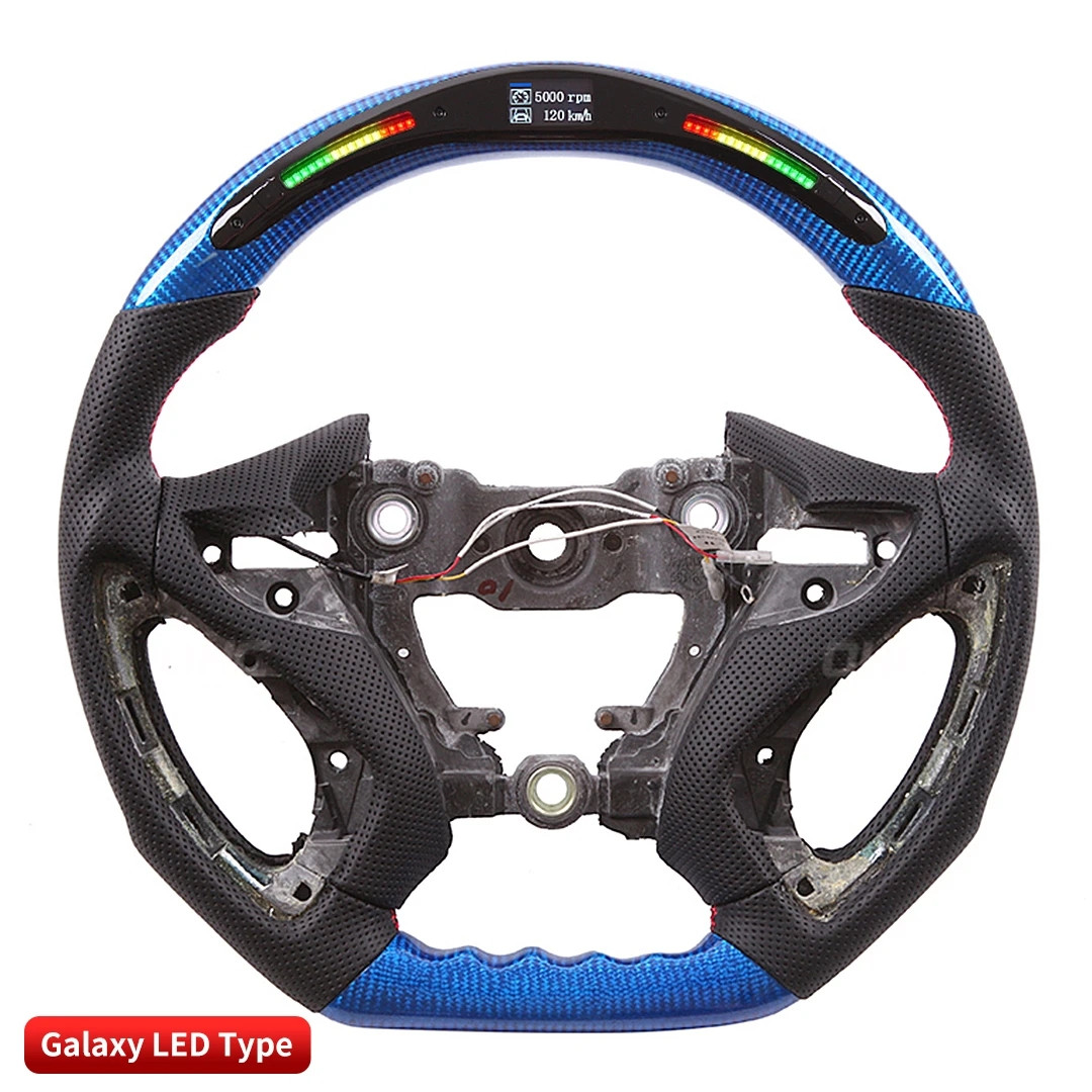 Customized Car Racing Sport Steering Wheels Fit for Hyundai Sonata Carbon Fiber Leather