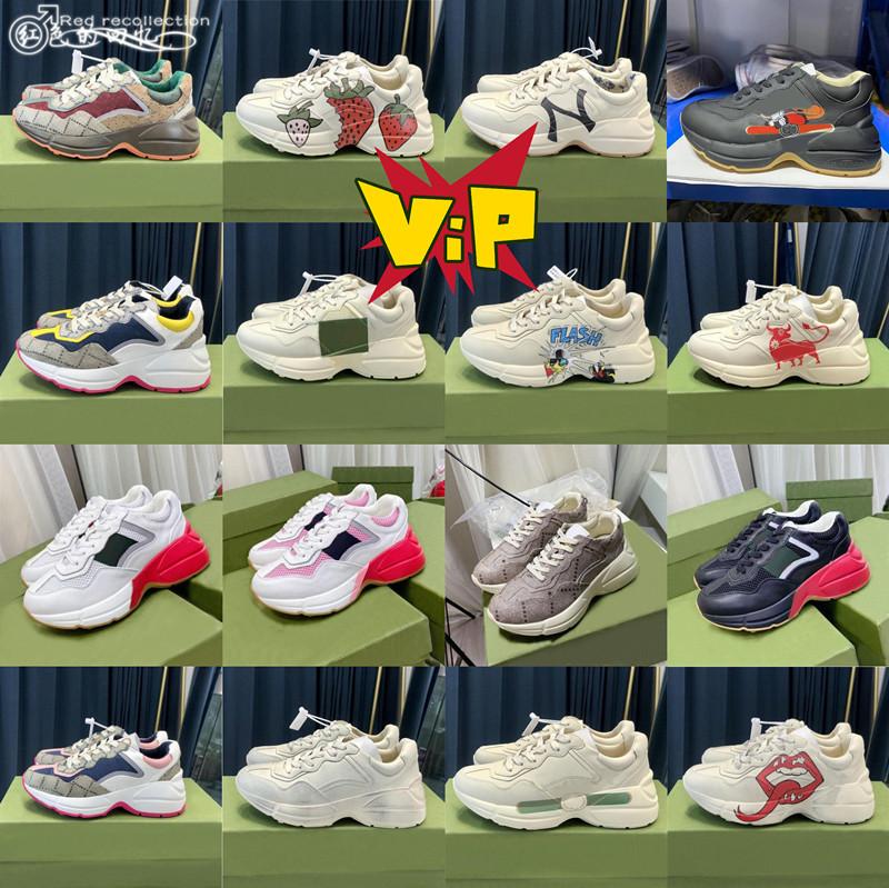 With Box Designer Sneakers GGity Shoes Designer shoes Rhyton Sneakers guccis Beige Men Trainers Vintage Luxury Chaussures Ladies Shoe Designers LQ, 16
With Box Designer Sneakers GGity Shoes Designer shoes Rhyton Sneakers guccis Beige Men Trainers Vintage Luxury Chaussures Ladies Shoe Designers LQ, 16