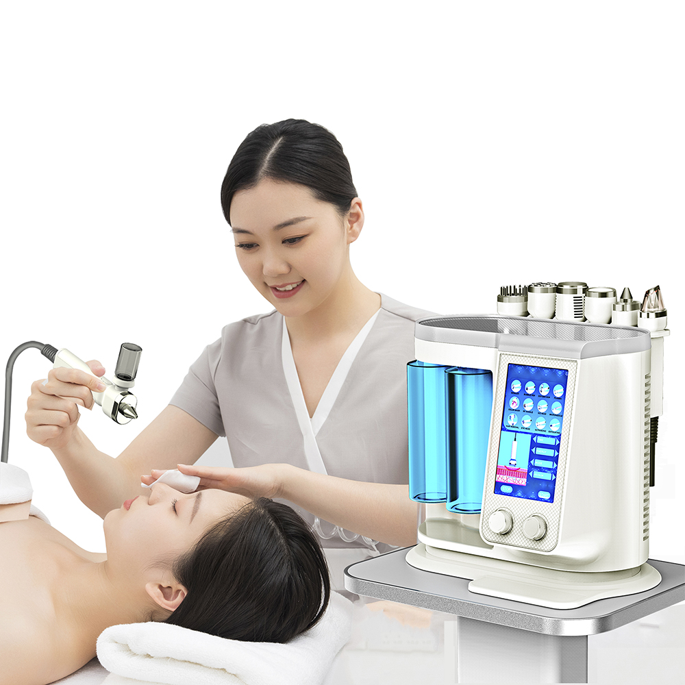 Other Beauty Equipment Hydro Dermabrasion Oxygen Beauty Machine Water Skin Peeling Facial Cleaning RF Face Lift Cooling Treatment Plasma Ions Therapy 