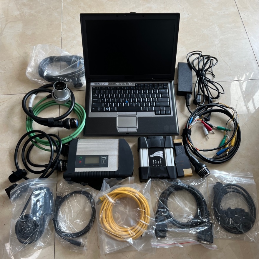 wifi MB Star C4 and icom next for bmw with 2024.03v SSD full set in d630 4GB diagnostic laptop ready to use