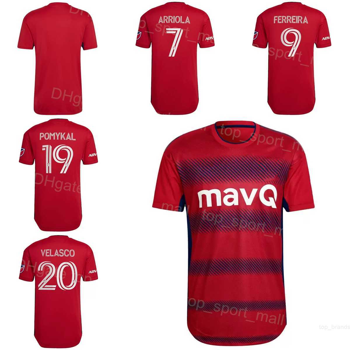 2022 2023 Men MLS Soccer 10 Jesus Ferreira Jerseys 7 Paul Arriola 20 Alan Velasco 18 Brandon Servania 6 Edwin Cerrillo 30 PAES 5 QUIGNON Sport Football Shirt Kits DaLaSi, Red
2022 2023 Men MLS Soccer 10 Jesus Ferreira Jerseys 7 Paul Arriola 20 Alan Velasco 18 Brandon Servania 6 Edwin Cerrillo 30 PAES 5 QUIGNON Sport Football Shirt Kits DaLaSi, Red