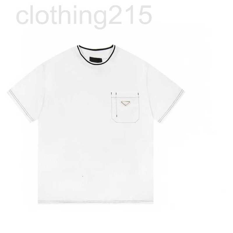 Men' Casual Shirts Designer 2022 Summer New Classic Contrast Pocket and Women' Versatile Short Sleeve T-shirt TEJF, White
Men' Casual Shirts Designer 2022 Summer New Classic Contrast Pocket and Women' Versatile Short Sleeve T-shirt TEJF, White