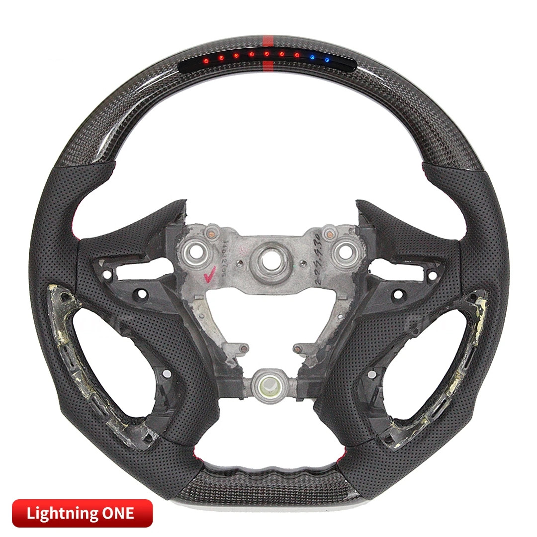 Customized Car Racing Sport Steering Wheels Fit for Hyundai Sonata Carbon Fiber Leather