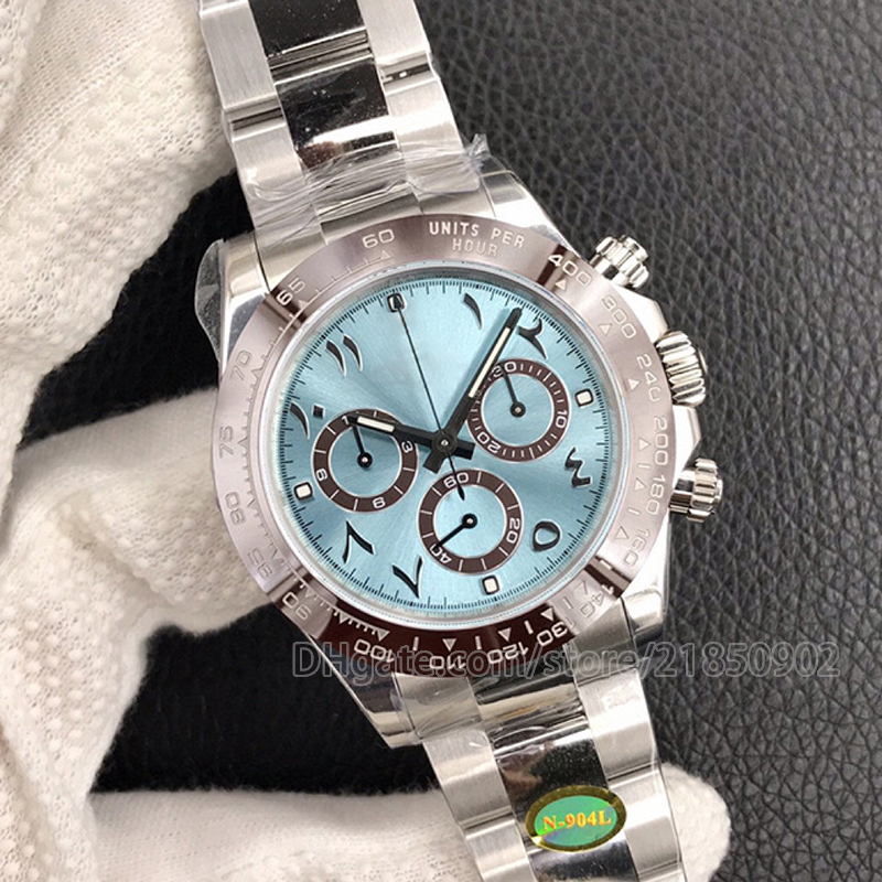 Arabic Model with Arab Number Designer Watch Roman Ice Blue Dial Brown Chocolate Ceramic Bezel Automatic Watches Luxury Classic Watch Classic White and Black 906l, Color 1
Arabic Model with Arab Number Designer Watch Roman Ice Blue Dial Brown Chocolate Ceramic Bezel Automatic Watches Luxury Classic Watch Classic White and Black 906l, Color 1