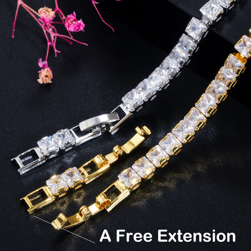 Wedding Jewelry Sets CWWZircons Very Shiny Cubic Zirconia Pave Yellow Gold Color Women Party Choker Necklace and Earring Brides Jewelry Set T421 23021
