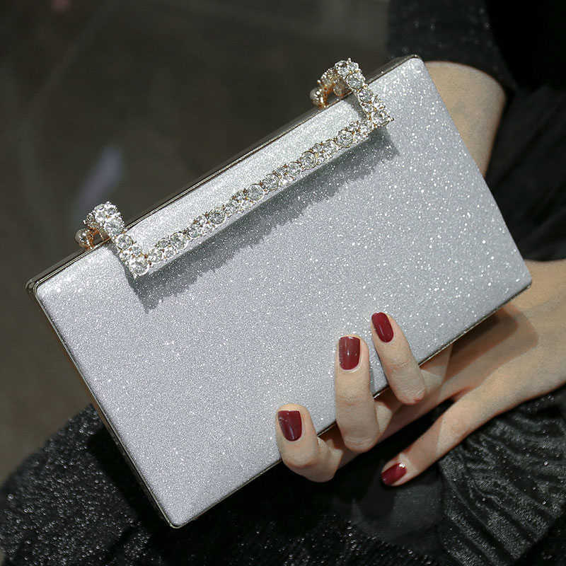 Clutch Bags Yoreai 2023new Women Diamond Evening Fashion Chain Banquet Wallets Wedding Dinner Mobile Phone Packs Party Pack 230213
