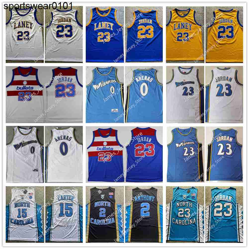 Vintage 2003-2004 Gilbert Arenas Stitched Bullets Basketball Jerseys Michael 23 Jorden Blue White Shirts NCAA North Carolina Tar Heels 15
Vintage 2003-2004 Gilbert Arenas Stitched Bullets Basketball Jerseys Michael 23 Jorden Blue White Shirts NCAA North Carolina Tar Heels 15