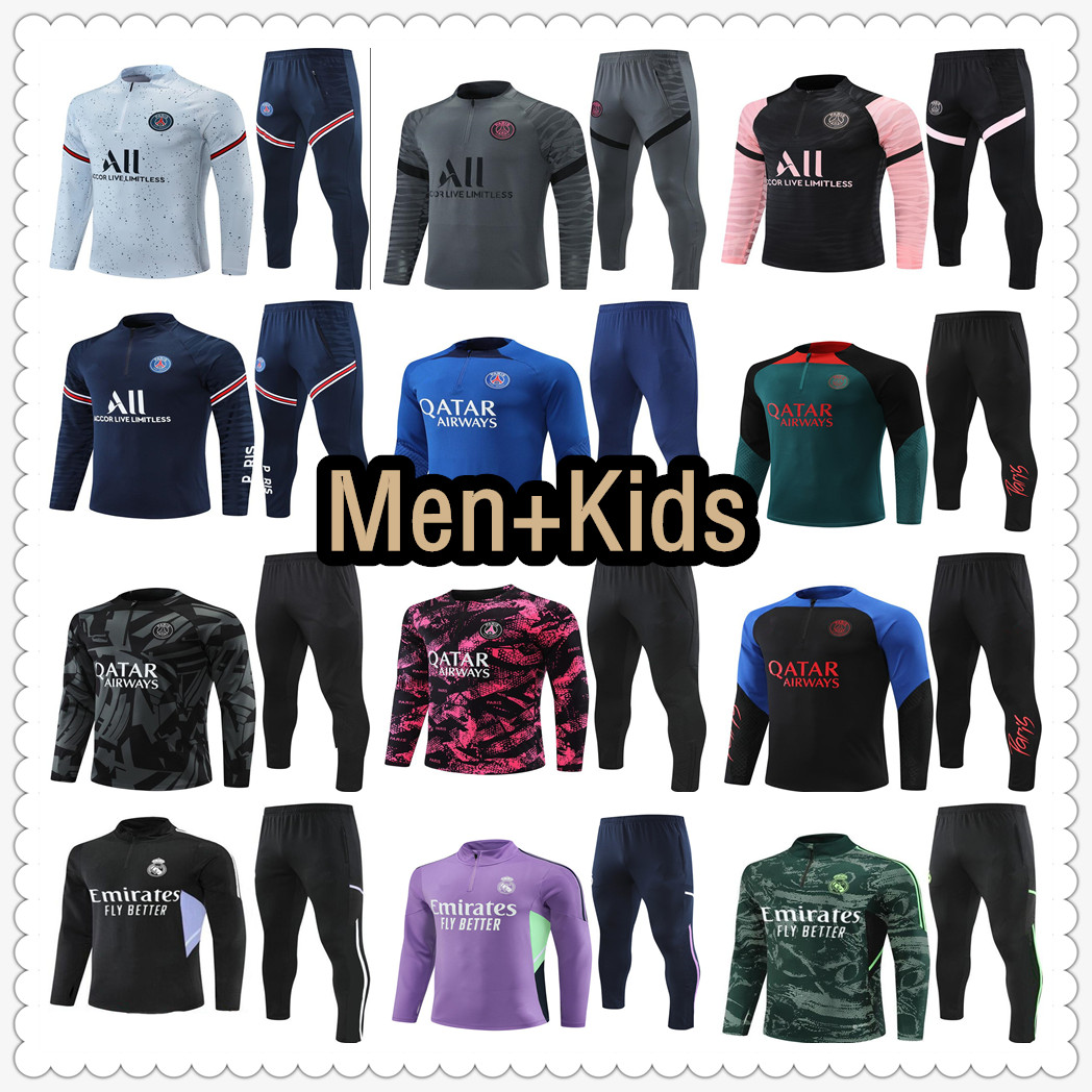 21 22 23 psgS Real madrids messiS jerseys Madrides tracksuit football training suit jersey soccer jacket maillot survetement chandal 2022 2023 men kids
21 22 23 psgS Real madrids messiS jerseys Madrides tracksuit football training suit jersey soccer jacket maillot survetement chandal 2022 2023 men kids