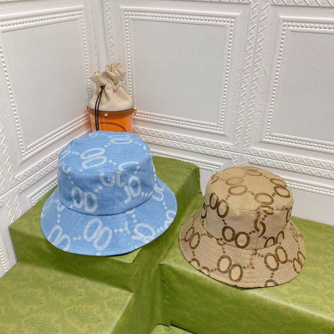 Designer Mens Womens Bucket Hat Fitted Hats Sun Prevent Bonnet letter design fashion sunshade cap temperament versatile hat couple travel wear good, Blue
Designer Mens Womens Bucket Hat Fitted Hats Sun Prevent Bonnet letter design fashion sunshade cap temperament versatile hat couple travel wear good, Blue