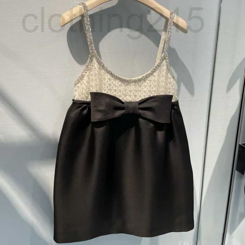 Women' Tanks & Camis Designer 2022 Autumn Beaded Bow Strap Dress Diamond Princess Fashion Age Reducing Sexy Midskirt YEYJ, Black2
Women' Tanks & Camis Designer 2022 Autumn Beaded Bow Strap Dress Diamond Princess Fashion Age Reducing Sexy Midskirt YEYJ, Black2
