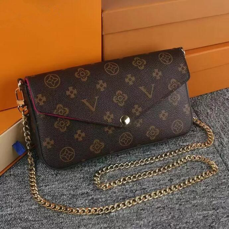 3pcs set Women Classic Luxury designer handbag Pochette Felicie Bag Genuine Leather Handbags Shoulder handbag Clutch Tote wallet Messenger Purse, Black embossing
3pcs set Women Classic Luxury designer handbag Pochette Felicie Bag Genuine Leather Handbags Shoulder handbag Clutch Tote wallet Messenger Purse, Black embossing