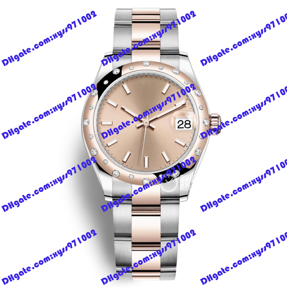 Hot selling fashion new women's watch 31mm pink dial 278341 178344 278248 diamond bezel 18k rose gold luxury watch Asia 2813 automatic mechanical medium-sized watches
Hot selling fashion new women's watch 31mm pink dial 278341 178344 278248 diamond bezel 18k rose gold luxury watch Asia 2813 automatic mechanical medium-sized watches