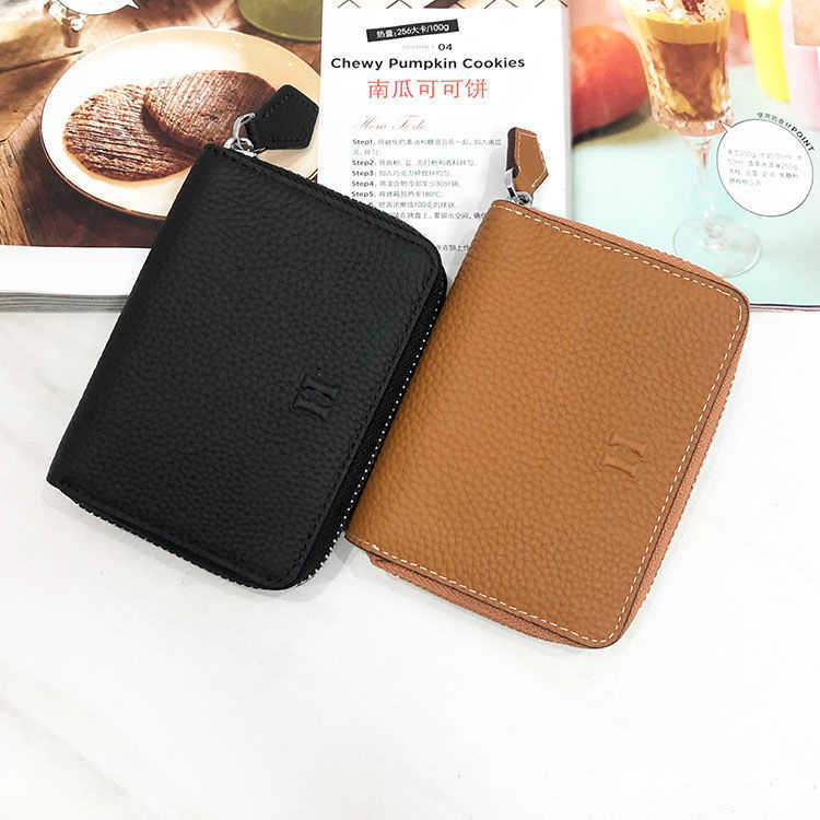 Luxury Designer Bags Change Purse Card pack Handbag First Layer Cow Leather Zipper Wallet Women's Short 2023 Autumn and Winter Simple Bag Factory Direct Sale, Elephant gray
Luxury Designer Bags Change Purse Card pack Handbag First Layer Cow Leather Zipper Wallet Women's Short 2023 Autumn and Winter Simple Bag Factory Direct Sale, Elephant gray