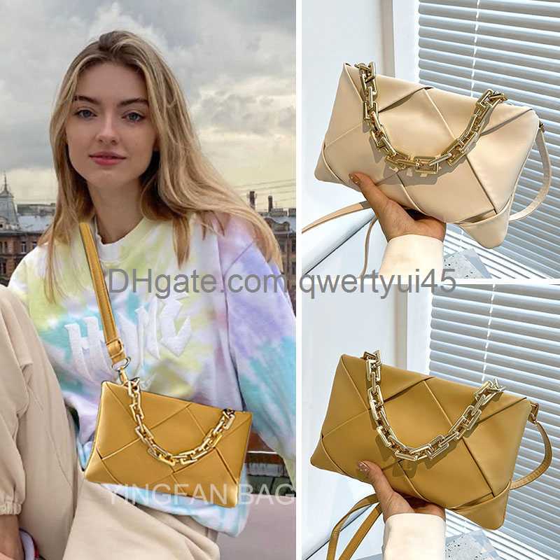 Totes 2023 Fashion Weaving Shoulder Bag Thick Chain Underarm Bags for Women Brand Designer Handbags and Purses Ladies Crossbody Bag 021323H
Totes 2023 Fashion Weaving Shoulder Bag Thick Chain Underarm Bags for Women Brand Designer Handbags and Purses Ladies Crossbody Bag 021323H