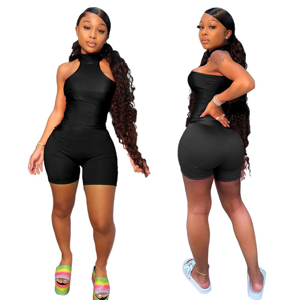 2023 Designer Rompers Spring Summer Clothes Women Sleeveless Bodycon Jumpsuits Casual One Piece Outfits Sexy Camouflage kinny Playsuits Club Wear Whol
