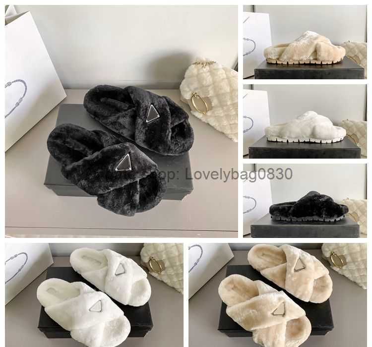 With Box 2023 fashion luxury wool slipper designer slippers soft warm fur enamel triangle cross fashions women's shoes black white start tq
With Box 2023 fashion luxury wool slipper designer slippers soft warm fur enamel triangle cross fashions women's shoes black white start tq