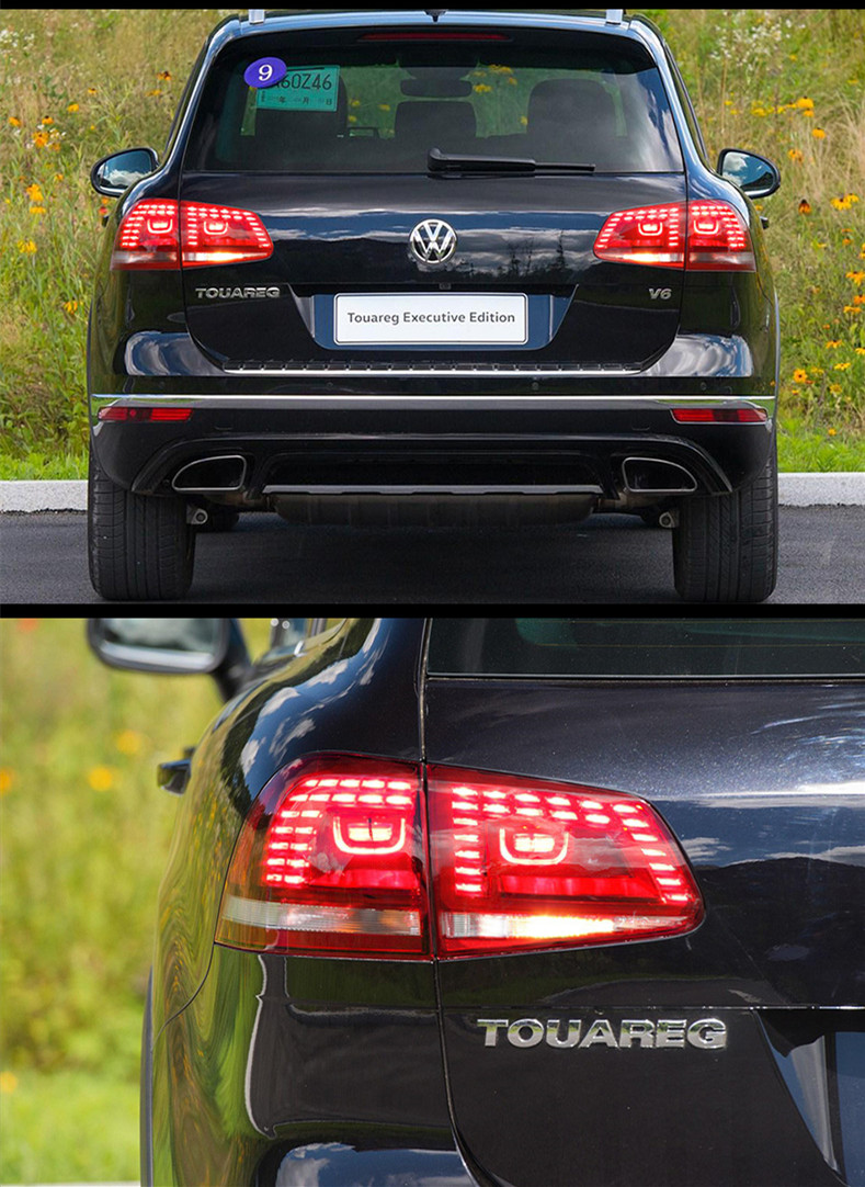 Car Styling Tail Lamp for Volkswagen Touareg LED Tail Light 20 11-20 18 Design Rear Lamp Signal Reverse Automotive Accessories
