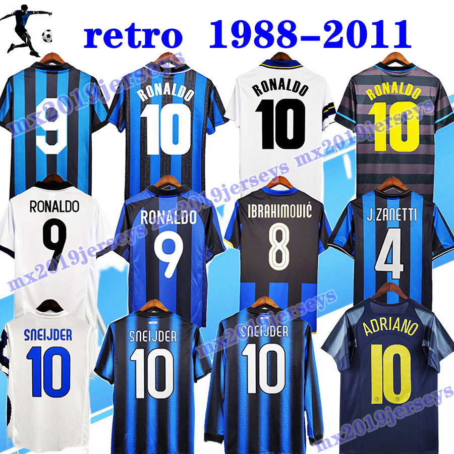 88 90 91 93 retro Soccer jersey 2009 2010 ETO'O MILITO BATISTUTA SNEIJDER ZANETTI 10 11 02 08 09 FIGO ADRIANO Pizarro INTerS Classic Football 95 98 Djorkaeff Baggio, 97/98 home
88 90 91 93 retro Soccer jersey 2009 2010 ETO'O MILITO BATISTUTA SNEIJDER ZANETTI 10 11 02 08 09 FIGO ADRIANO Pizarro INTerS Classic Football 95 98 Djorkaeff Baggio, 97/98 home