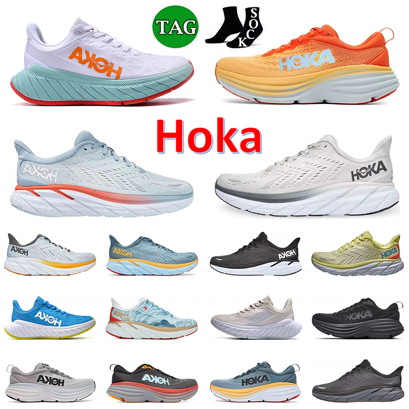 

WITH BOX designer men women hoka running shoes carbon x2 bondi 8 clifton mens sneakers Kawana Challenger ATR 6 training designer hokas one trainers jogging sports ath