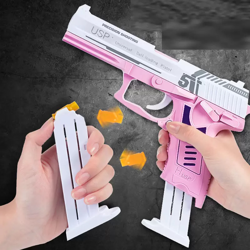 Airsoft USP Pistol Soft Bullet Manual Heat Toy Gun Children Armas Blaster Model Adults Outdoor Games Boys Gifts
Airsoft USP Pistol Soft Bullet Manual Heat Toy Gun Children Armas Blaster Model Adults Outdoor Games Boys Gifts