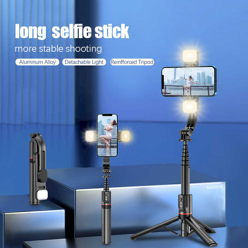 Roreta New Aluminum alloy Wireless Bluetooth Selfie Tripod Extendable Monopod Remote Control Selfie Stick Hot For Phone selfie
Roreta New Aluminum alloy Wireless Bluetooth Selfie Tripod Extendable Monopod Remote Control Selfie Stick Hot For Phone selfie