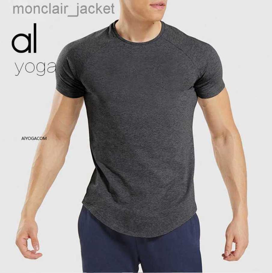 Designer Alo Yoga Summer Men's Sportswear Short-sleeved Running Fitness Quick-drying Top Ice Silk Stretch T-shirt Yoga Suit, Black
Designer Alo Yoga Summer Men's Sportswear Short-sleeved Running Fitness Quick-drying Top Ice Silk Stretch T-shirt Yoga Suit, Black