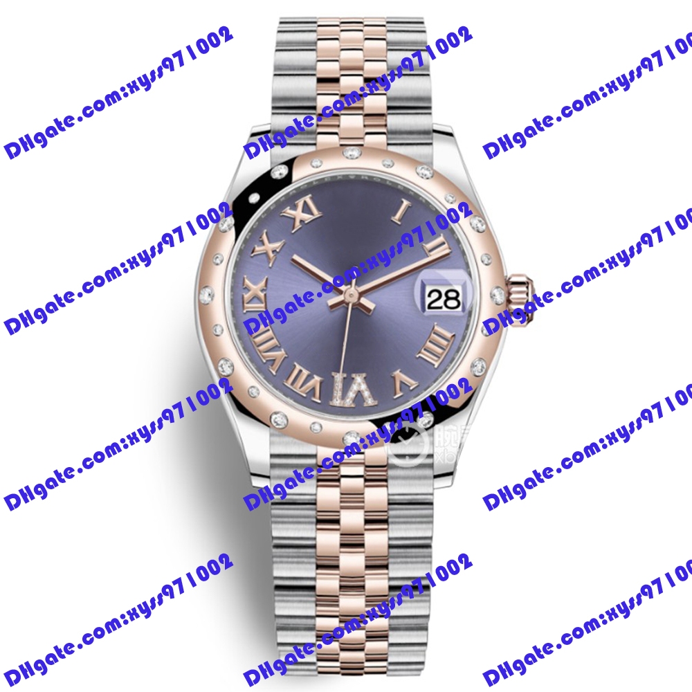 Women's Watch 2813 automatic mechanical 278341 31mm Purple Rome dial diamond watch Designer Wristwatch 18k rose gold stainless steel sapphire glass 278341rbr watch
Women's Watch 2813 automatic mechanical 278341 31mm Purple Rome dial diamond watch Designer Wristwatch 18k rose gold stainless steel sapphire glass 278341rbr watch