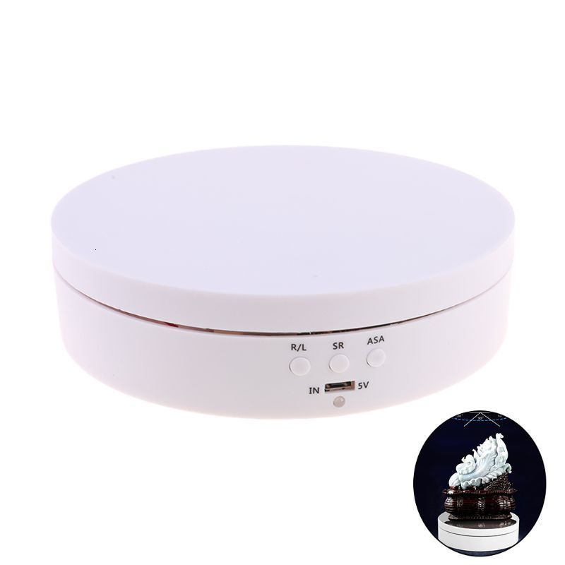 Jewelry Boxes High Power Electric Rotating Jewelry Display Stand Base Jewelry Organizer Turntable Jewellery Packaging Display Jewelry Tools 230211