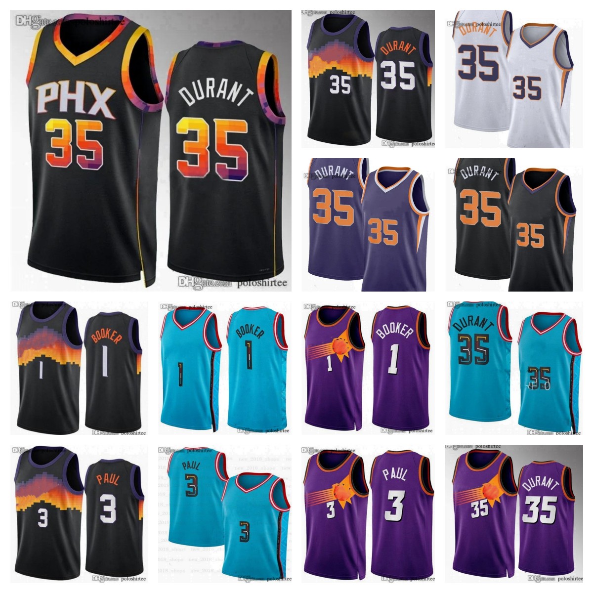 Suns Kevin Durant Basketball Jerseys 35 KD Jersey Phoenixs PHX Devin 1 Booker Chris 3 Paul 2022 2023 City Versions Black Blue White Orange Men Jerseys, As photo
Suns Kevin Durant Basketball Jerseys 35 KD Jersey Phoenixs PHX Devin 1 Booker Chris 3 Paul 2022 2023 City Versions Black Blue White Orange Men Jerseys, As photo