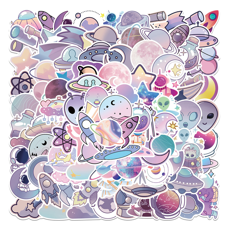 50Pcs Purple planet Stickers space universe Graffiti Kids Toy Skateboard car Motorcycle Bicycle Sticker Decals Wholesale, Multi colors
50Pcs Purple planet Stickers space universe Graffiti Kids Toy Skateboard car Motorcycle Bicycle Sticker Decals Wholesale, Multi colors