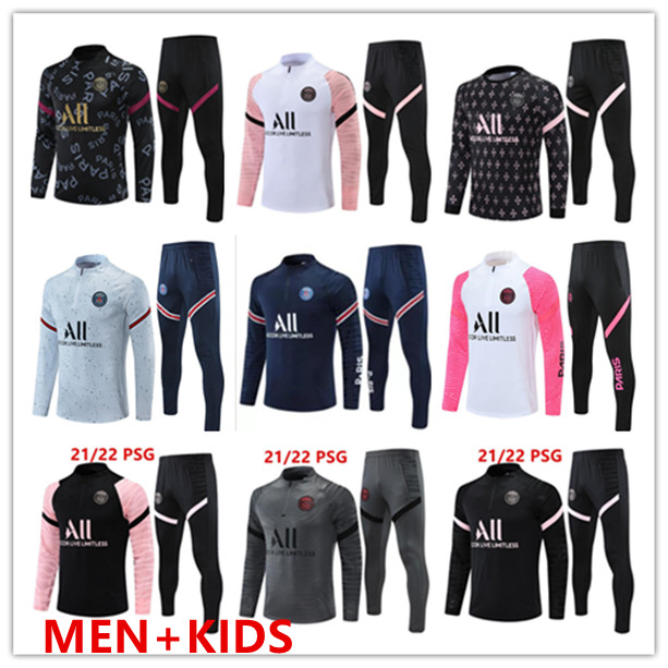 21 22 Classic style PSGs MBAPPE soccer jersey tracksuit 16/17 Paris Training Suit Half pull Long sleeve SERGIO RAMOS VERRATTI ICARDI adult kids football
21 22 Classic style PSGs MBAPPE soccer jersey tracksuit 16/17 Paris Training Suit Half pull Long sleeve SERGIO RAMOS VERRATTI ICARDI adult kids football