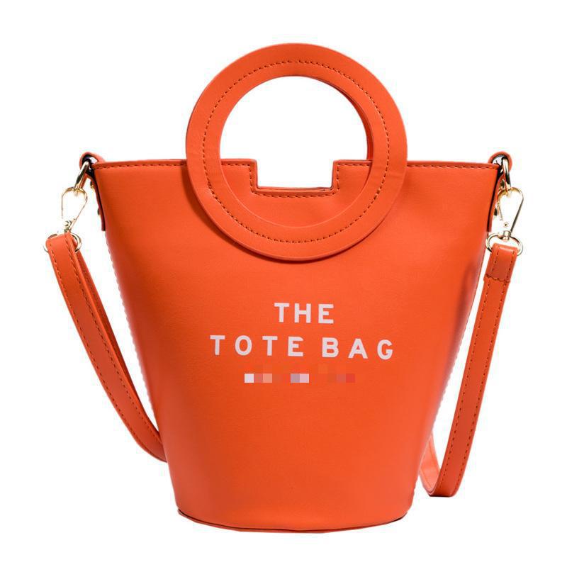 

the tote Designer bag for woman bucket bags Spring Black brown Luxury Marc handbags Jobobs leather purse handbag fashion round women totes, 5#23x20cm