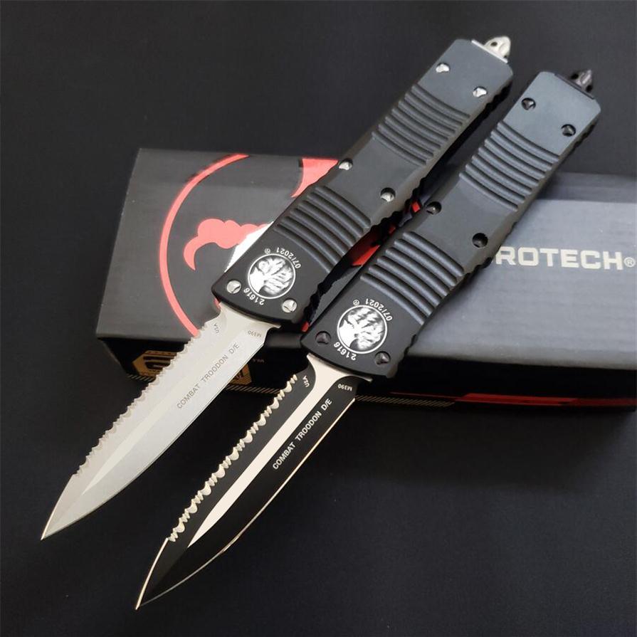 2Models Serrated UT Marfione Combat Troodon Knife 3 8 Satin Plain CNC D2 steel 6061-T6 automatic Knives EDC Auto knifes A07 UT70 UTX-8258b
2Models Serrated UT Marfione Combat Troodon Knife 3 8 Satin Plain CNC D2 steel 6061-T6 automatic Knives EDC Auto knifes A07 UT70 UTX-8258b