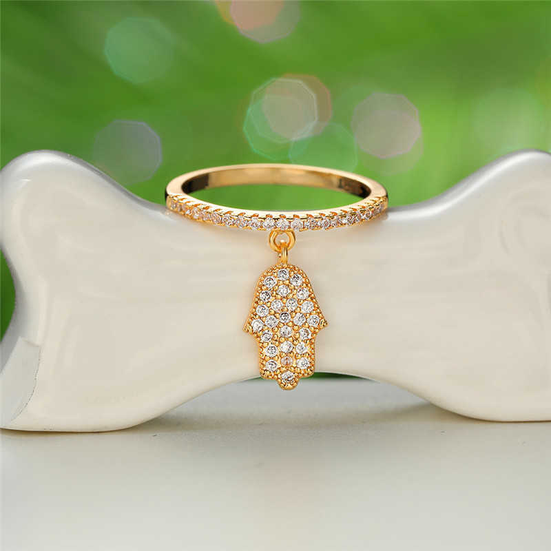 Band Rings Unique Female Small Hand Ring Boho Silver Color Bridal Engagement Ring Vintage Zircon Stone Wedding Jewelry Rings For Women G230213