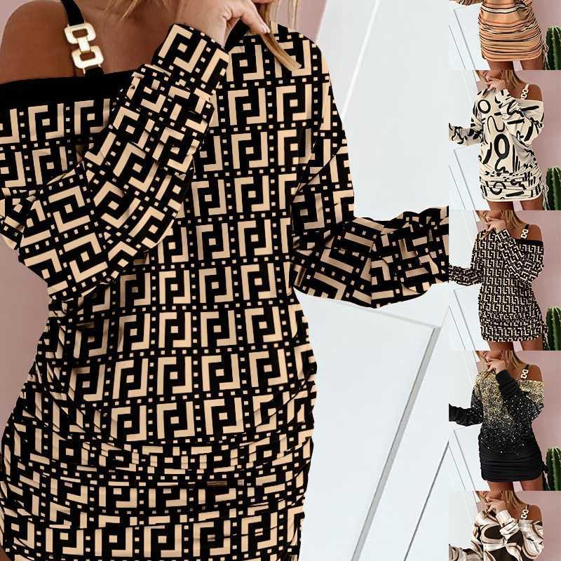 Designer Dresses Women Clothing New Fashion Print Long Sleeve Dress Plus Size 3xl, #1
Designer Dresses Women Clothing New Fashion Print Long Sleeve Dress Plus Size 3xl, #1