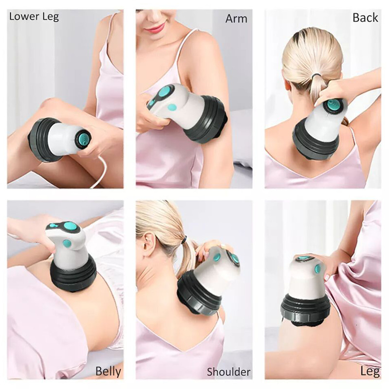 Full Body Massager Body Electric Massager Anti Cellulite Portable Fat Slimming Health Care Massage Instrument Vibration Cervical Spine Neck Waist 2302