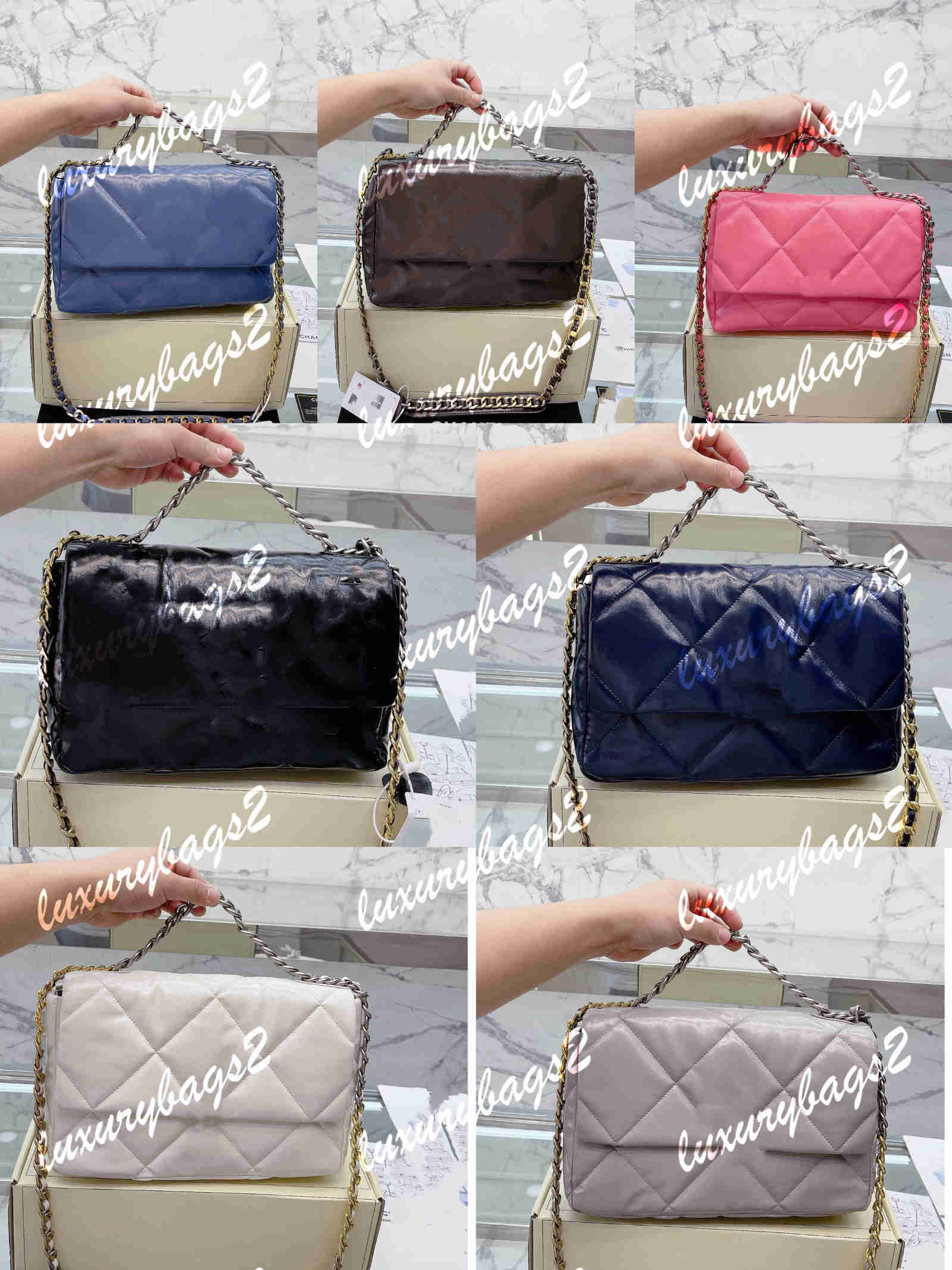 Cross Body Classic 19 Bag Handbag Purse Luxurys Genuine Leather Oil Wax Skin 30cm Crossbody Shoulder Bag Handbags Designers Messenger Bags, Blue
Cross Body Classic 19 Bag Handbag Purse Luxurys Genuine Leather Oil Wax Skin 30cm Crossbody Shoulder Bag Handbags Designers Messenger Bags, Blue