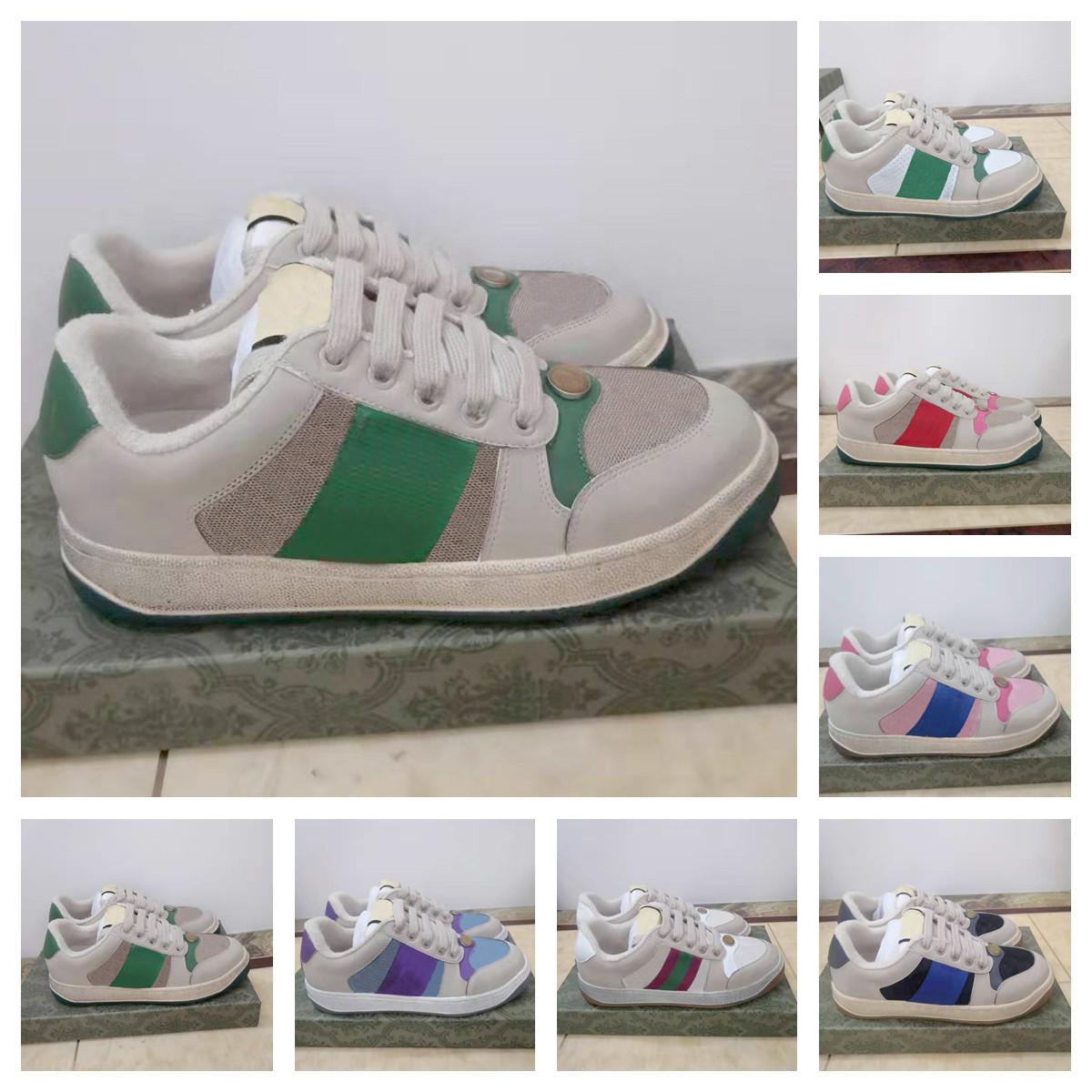 With Box Designer Sneakers GGity Shoes Italy Do-old Dirty Casual Shoes Green Red Stripe Canvas Luxurys Designers Classic Screener Leather Yw, 01
With Box Designer Sneakers GGity Shoes Italy Do-old Dirty Casual Shoes Green Red Stripe Canvas Luxurys Designers Classic Screener Leather Yw, 01