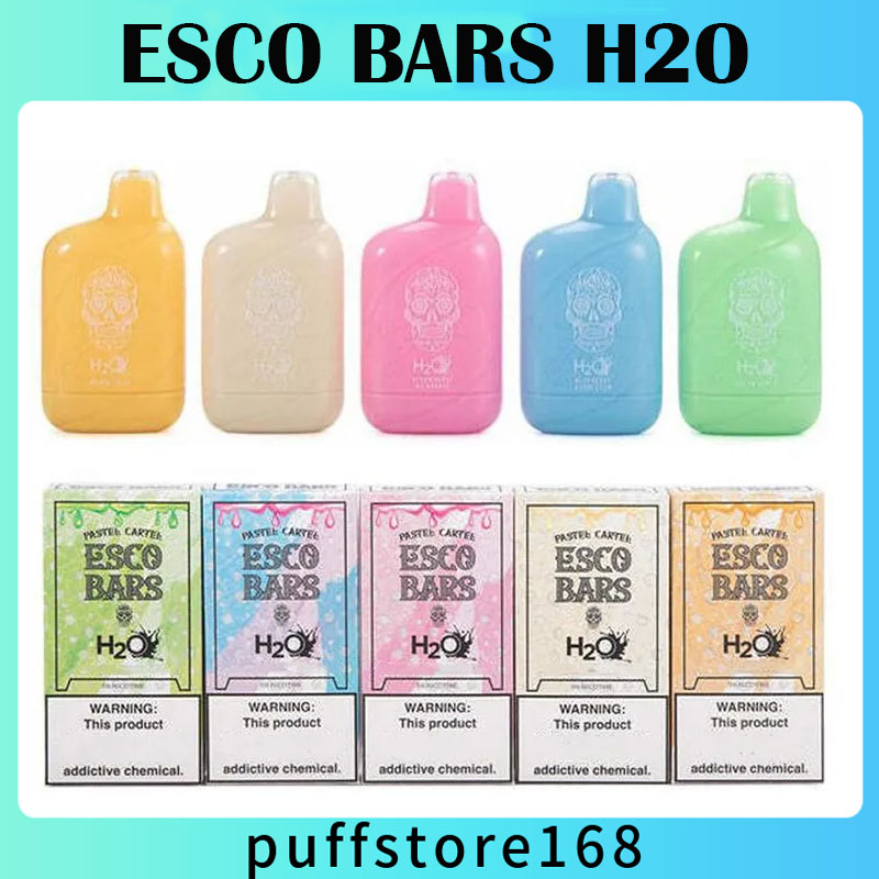 Esco Bars Aquios 6000 H2O Edition E cigarette Disposable Pre Filled Pods 5% Nic 5 colors 650mah Rechargeable vape pen Cartridge Vaporizers Portable Vapor Devcice
Esco Bars Aquios 6000 H2O Edition E cigarette Disposable Pre Filled Pods 5% Nic 5 colors 650mah Rechargeable vape pen Cartridge Vaporizers Portable Vapor Devcice