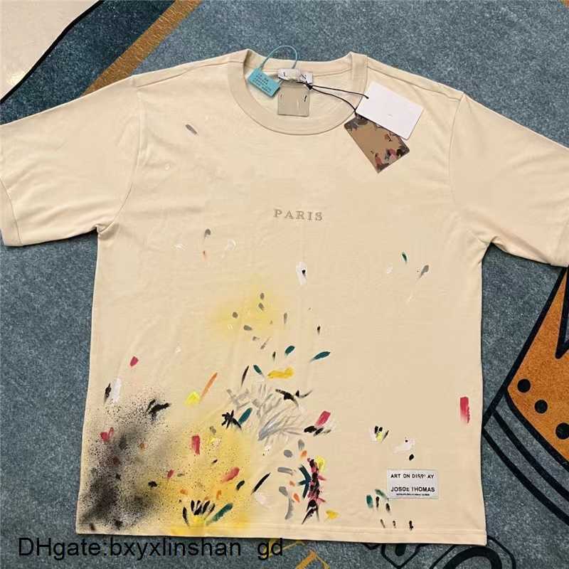 Men' T-shirts t Shirts Trendy Lanvins x Galleryes Dept Loose Women' Beige Speckled Embroidery Short Sleeves Fashion T-shirt TAVK, Creamy-white
Men' T-shirts t Shirts Trendy Lanvins x Galleryes Dept Loose Women' Beige Speckled Embroidery Short Sleeves Fashion T-shirt TAVK, Creamy-white